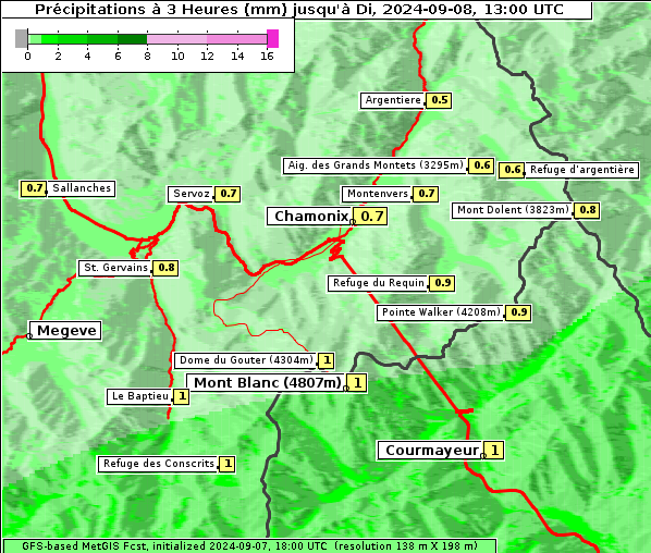 Niederschlag, 8. 9. 2024