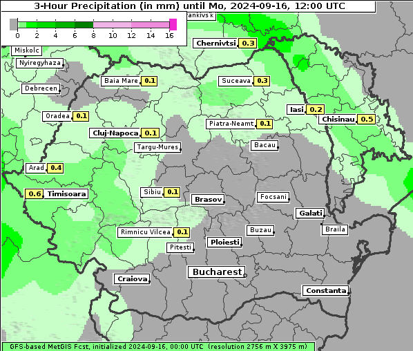 Niederschlag, 16. 9. 2024