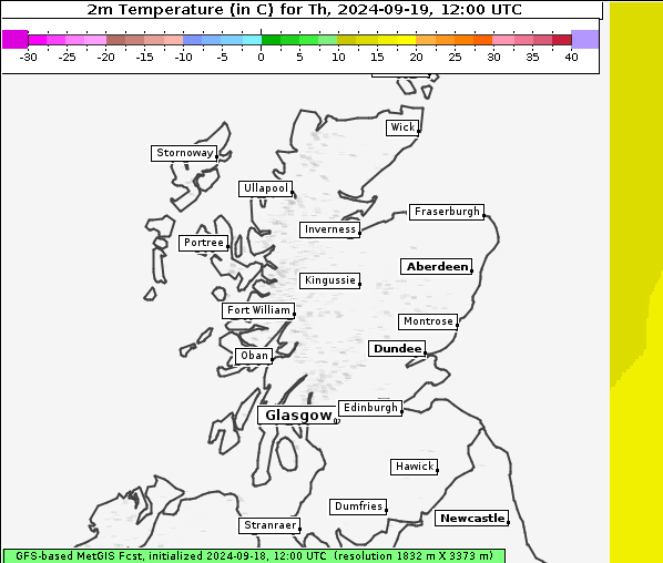 Temperatur, 19. 9. 2024