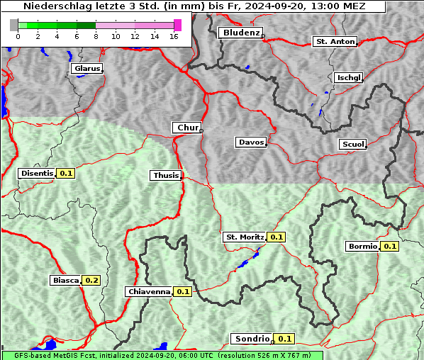 Niederschlag, 20. 9. 2024