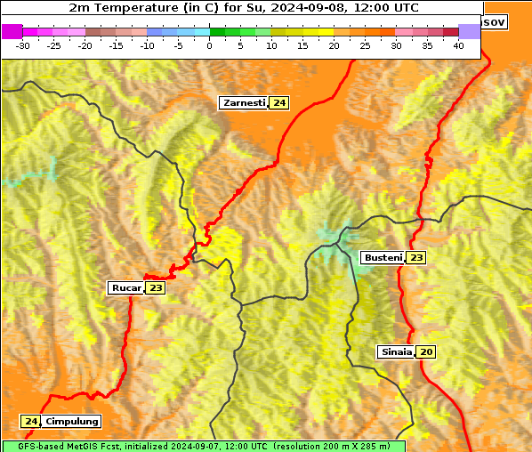 Temperatur, 8. 9. 2024