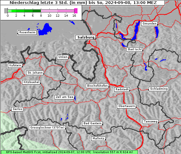 Niederschlag, 8. 9. 2024