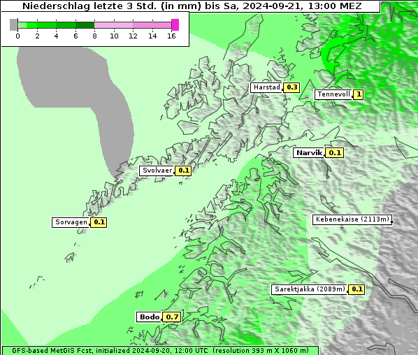 Niederschlag, 21. 9. 2024
