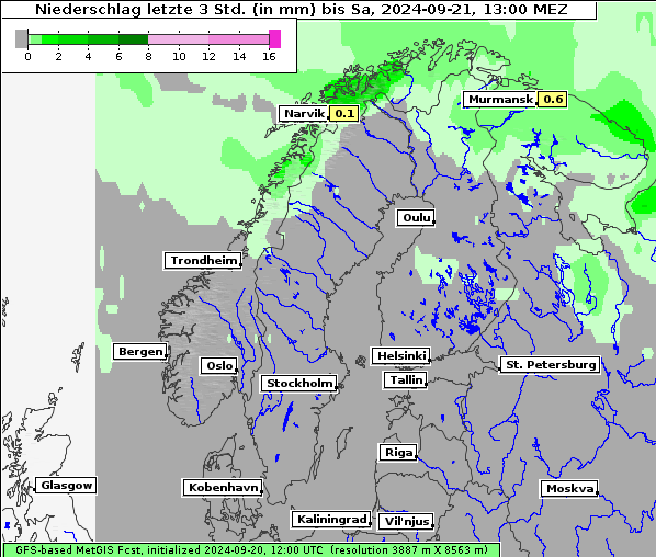 Niederschlag, 21. 9. 2024