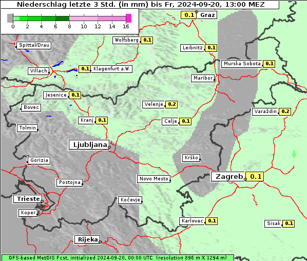 Niederschlag, 20. 9. 2024