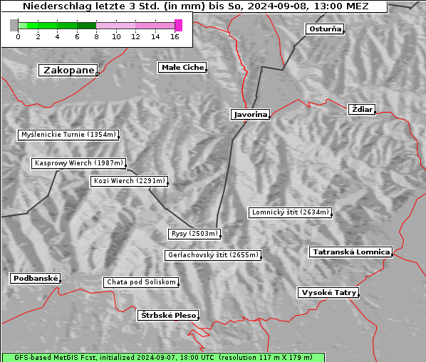 Niederschlag, 8. 9. 2024