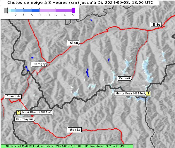 Neuschnee, 8. 9. 2024