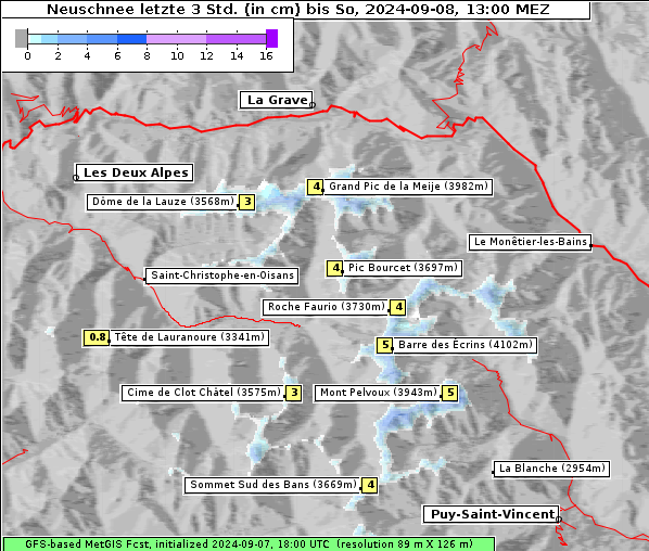 Neuschnee, 8. 9. 2024