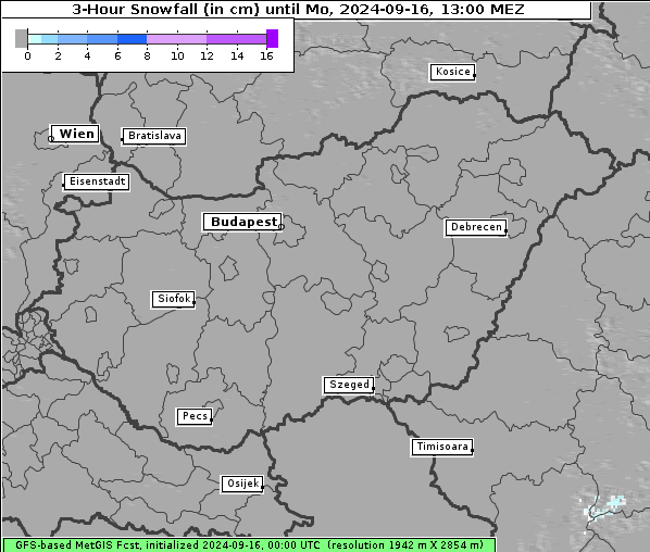 Neuschnee, 16. 9. 2024