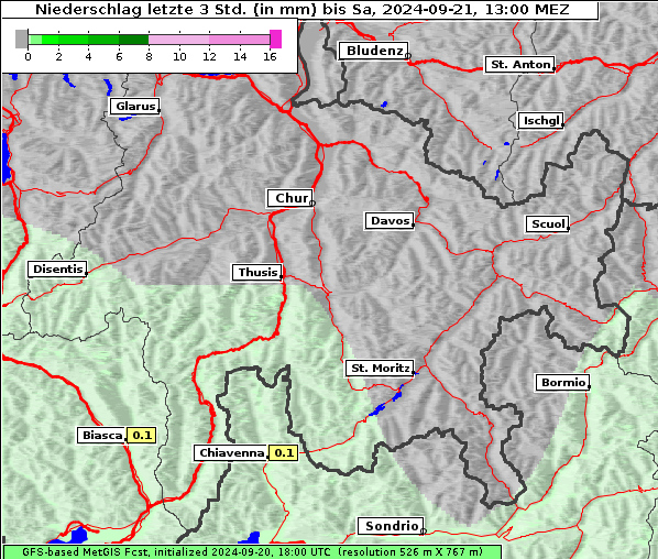Niederschlag, 21. 9. 2024