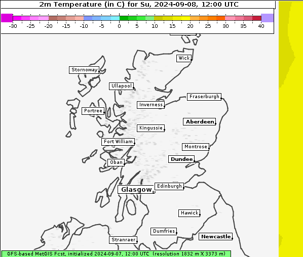 Temperatur, 8. 9. 2024