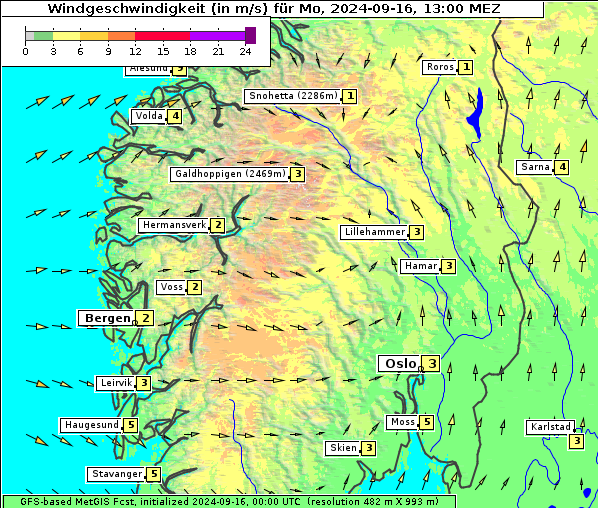 Wind, 16. 9. 2024