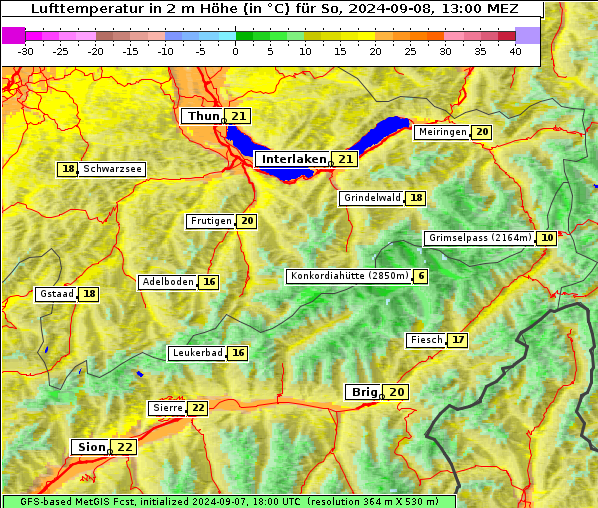 Temperatur, 8. 9. 2024