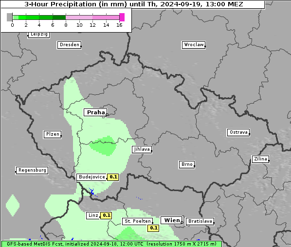 Niederschlag, 19. 9. 2024