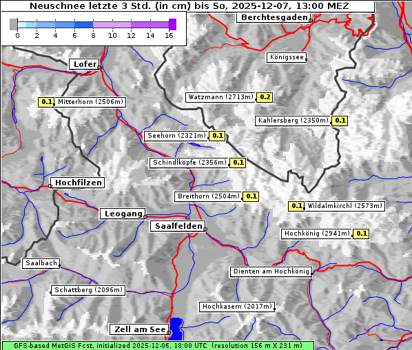 Neuschnee, 7. 12. 2025
