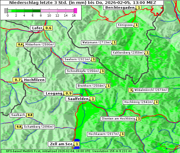 Niederschlag, 5. 2. 2026