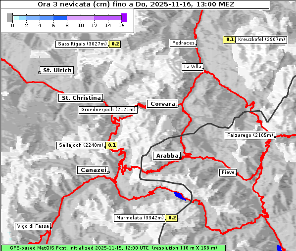 Neuschnee, 16. 11. 2025