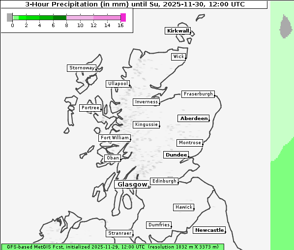 Niederschlag, 30. 11. 2025