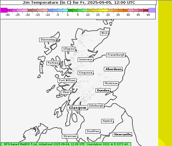 Temperatur, 5. 9. 2025
