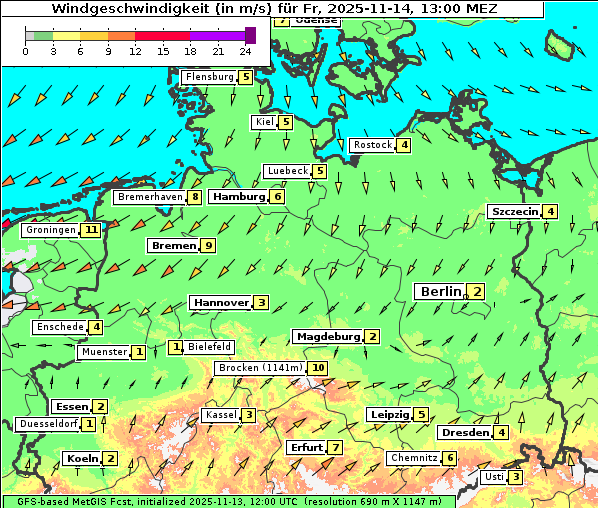 Wind, 14. 11. 2025