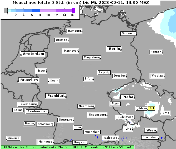 Neuschnee, 11. 2. 2026