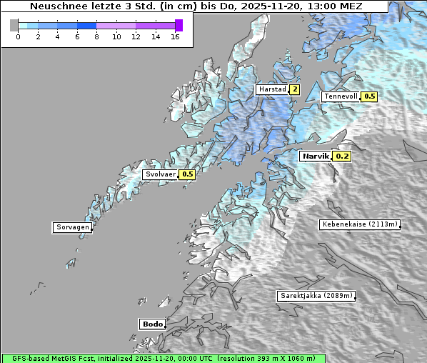 Neuschnee, 20. 11. 2025