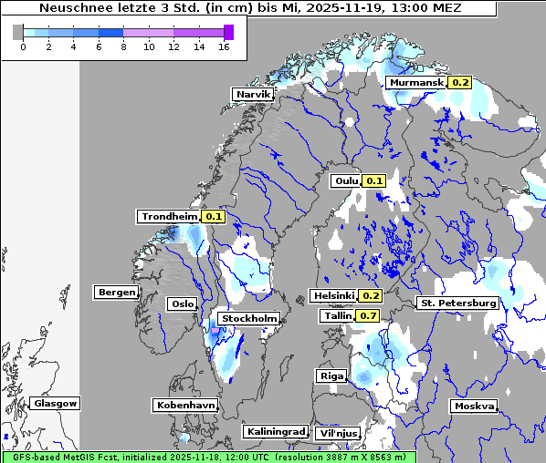 Neuschnee, 19. 11. 2025