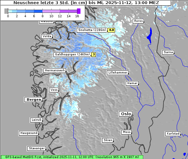Neuschnee, 12. 11. 2025