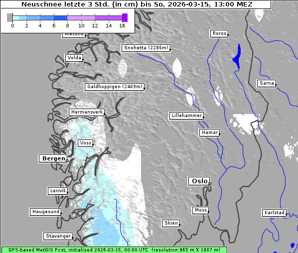 Neuschnee, 15. 3. 2026