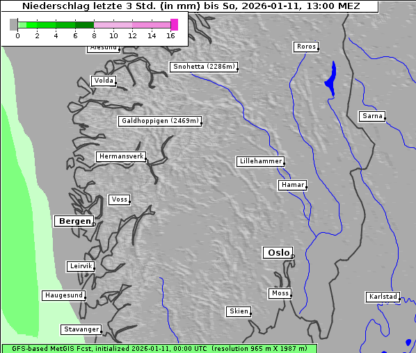 Niederschlag, 11. 1. 2026