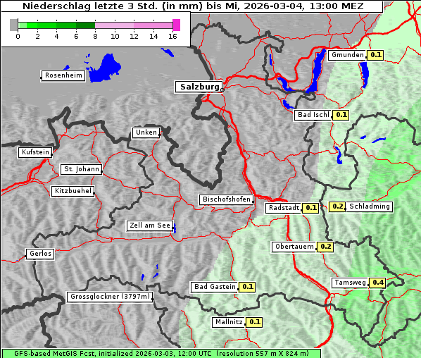 Niederschlag, 4. 3. 2026