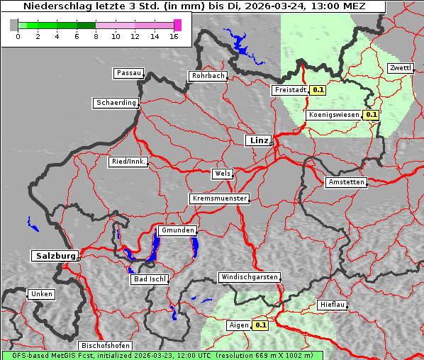 Niederschlag, 24. 3. 2026