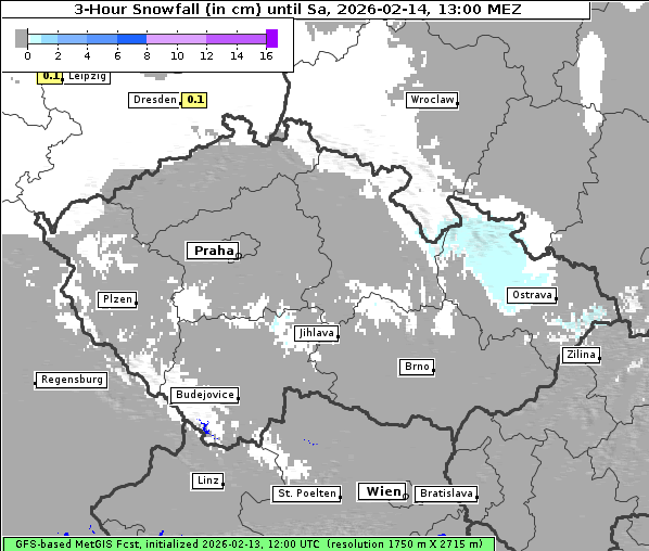Neuschnee, 14. 2. 2026