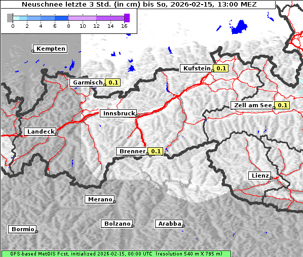 Neuschnee, 15. 2. 2026