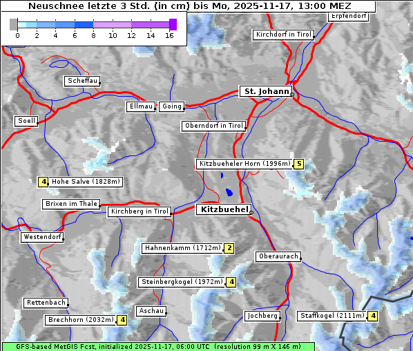 Neuschnee, 17. 11. 2025