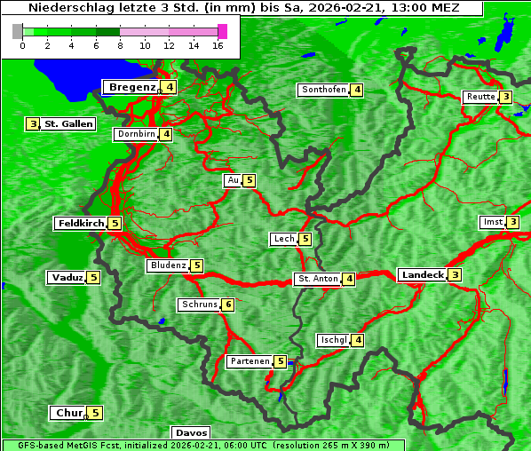 Niederschlag, 21. 2. 2026