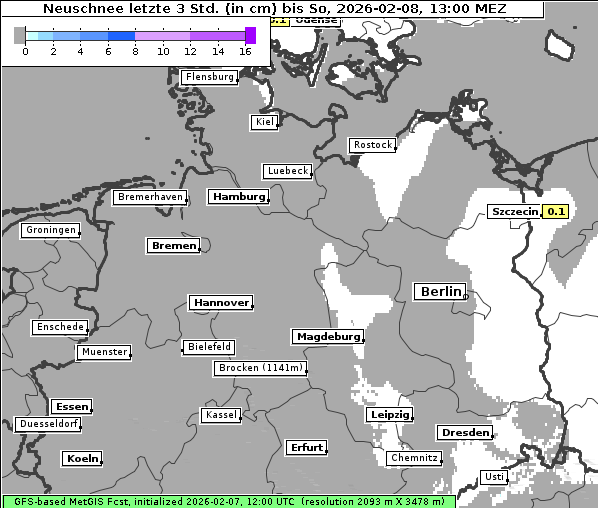 Neuschnee, 8. 2. 2026