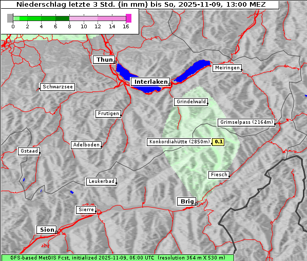 Niederschlag, 9. 11. 2025
