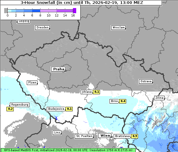 Neuschnee, 19. 2. 2026