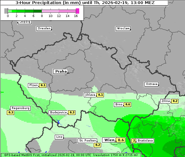Niederschlag, 19. 2. 2026
