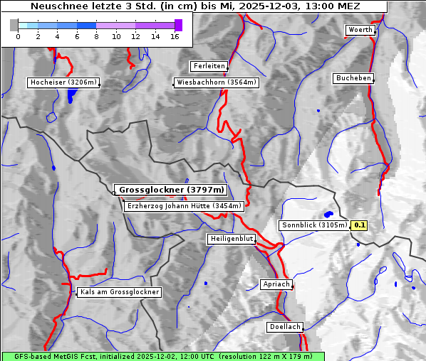 Neuschnee, 3. 12. 2025