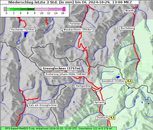Niederschlag, 29. 10. 2024