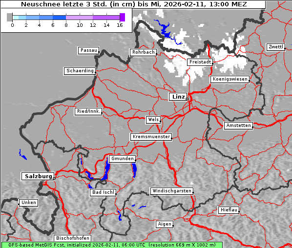 Neuschnee, 11. 2. 2026