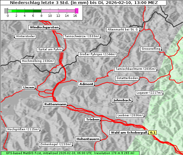 Niederschlag, 10. 2. 2026