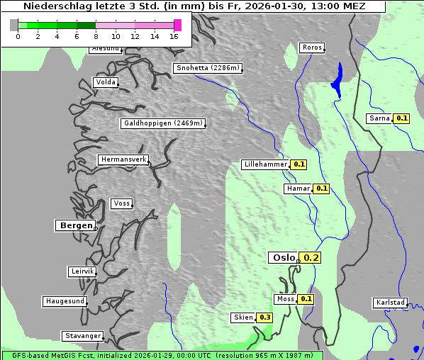 Niederschlag, 30. 1. 2026