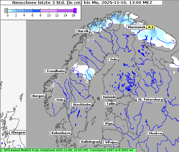 Neuschnee, 10. 11. 2025