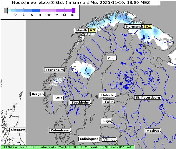 Neuschnee, 10. 11. 2025