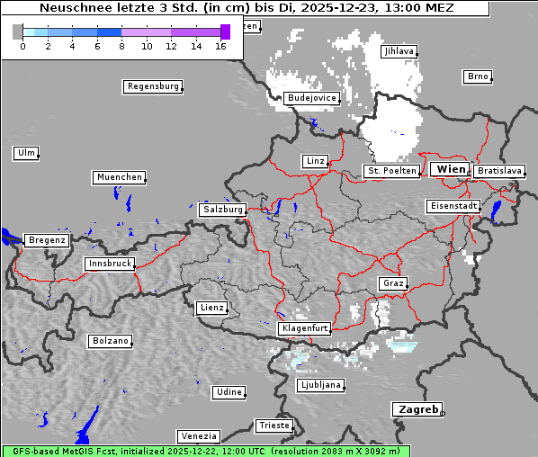 Neuschnee, 23. 12. 2025