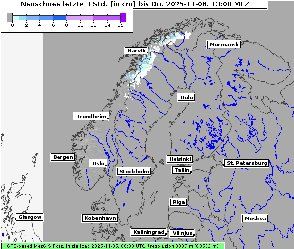 Neuschnee, 6. 11. 2025