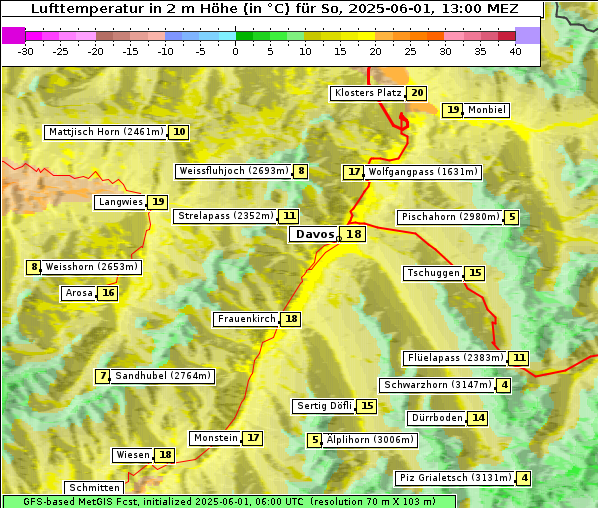 Temperatur, 1. 6. 2025